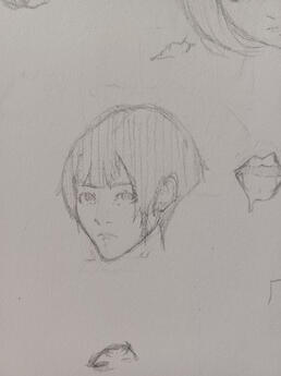 Stoic girl sketch Stoic girl sketch