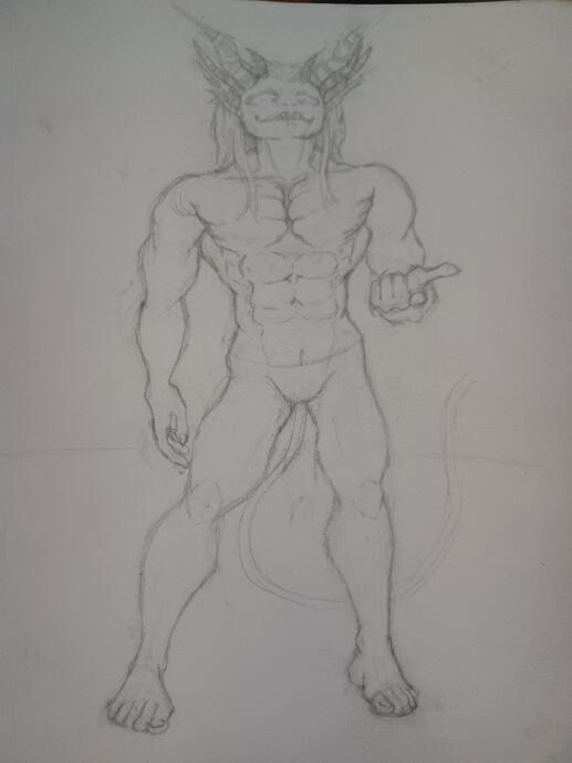 Demon Guy Sketch